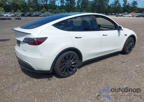 2022 Tesla Model Y Performance Dual Motor All-Wheel Drive из США, поврежденный, VIN 7SAYGDEF2NF310245